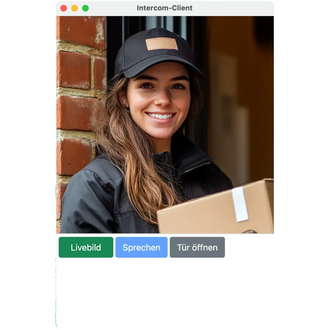 Doorbird Desktop Client: Screenshot